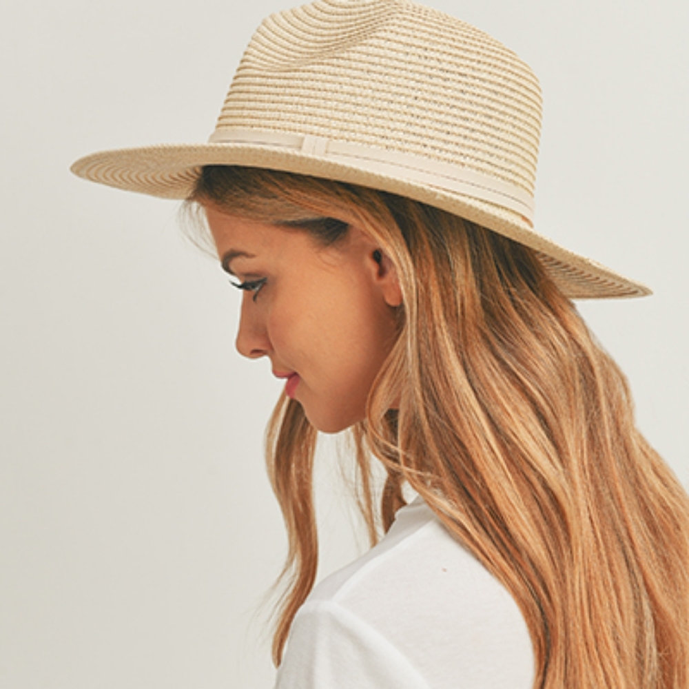 Vacay Vibes Sequin Letter Panama Hat - Picture 3 of 5